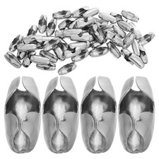 50 Pcs Clasps for Jewelry Making Stainless Steel Chain Connector
