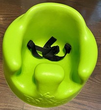 Bumbo Green Unisex Booster Seat With Safety Belt Preowned Great Condition