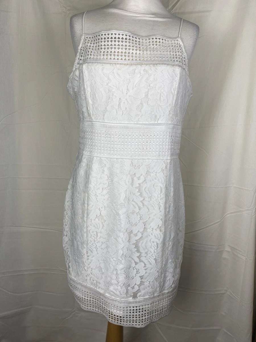 white lace sweater dress White Crochet Bodycon Sweater Dress & Reviews - White - Dresses