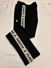 Playboy Pacsun Streetwear Sweatpants, Black Size Small Activewear
