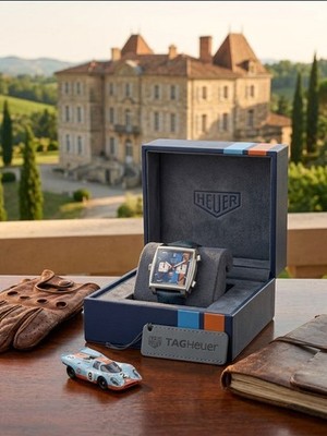 TAG Heuer Monaco Gulf Special Edition Fullset  Ref. CAW211R. FC6401  Armbanduhr