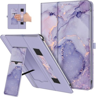 Universal 9'' 10'' 11'' Tablet Case Folio Stand Cover with Hand Strap ＆ Card Slot