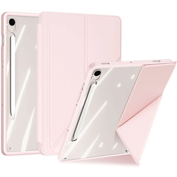 HüLle Mit Klappe FüR Galaxy Tab S10 Fe Dux Ducis Case Cover Transparent/Rosa-image