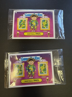 LOT of 2-2004 Garbage Pail Kids GPK ANS 2 Paintball Paul B2 Topps Bonus Card