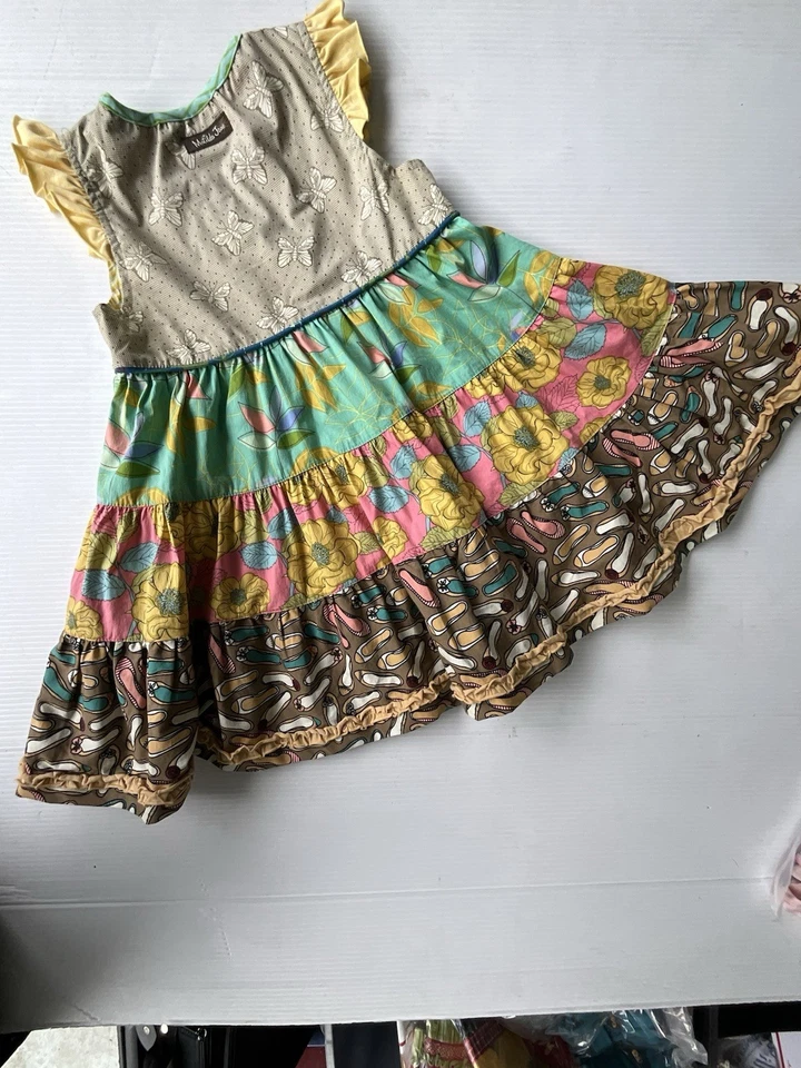 Vestido giratorio Matild Jane para niñas talla 4 Foto 4 de 4