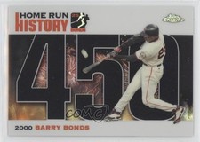 2005 Chrome Update & Highlights Home Run History Black Refractor Barry Bonds 7xr