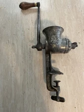 Vintage Meat Grinder Hand Crank 1899