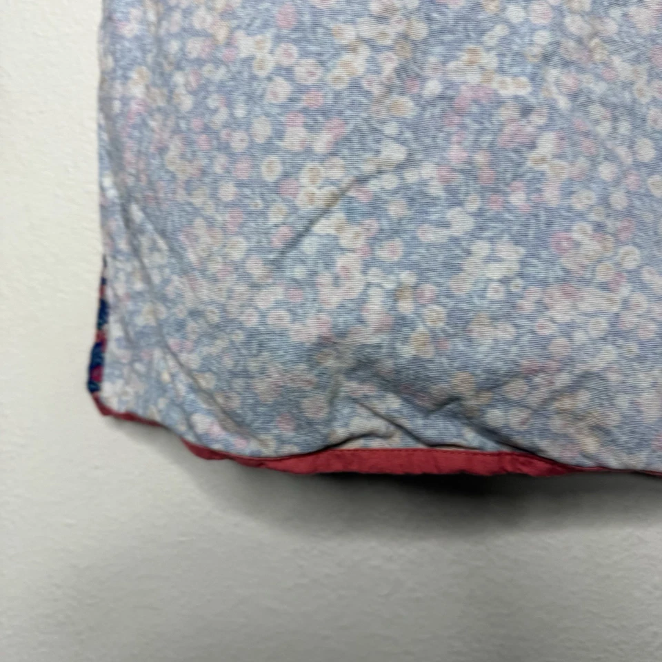 Liberty For Anthropologie Tea Towel Floral Kitchen Cottagecore Blue Pink Cotton - Image 4 of 4