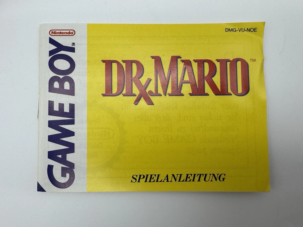 Nintendo - Game Boy - Dr. Mario - Embalaje original - Cib - Pal