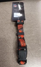 NEW NFL Small 10"-14" Cleveland Browns Logo Dog Cat Collar Pet Supplies Football