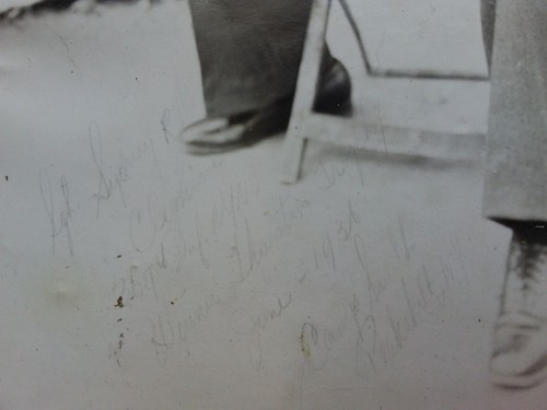 Antikes Foto 1936 SGT Sandy Clighosie 369th Inf. Reg. N.Y. Army Black Americana - Bild 7 von 7