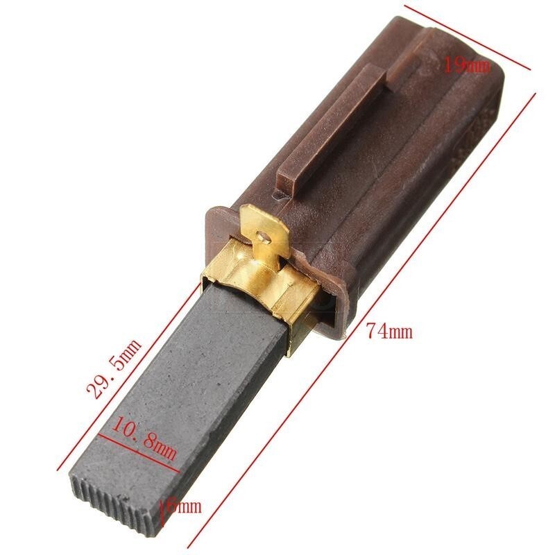 Charbons Ametek AMETEK 6x11x28mm pour moteur d'aspirateur centralisé