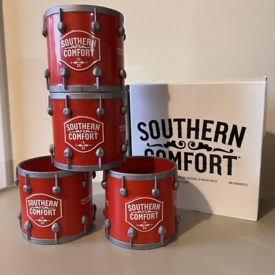 Southern Comfort Tassen Whatever s Comfortable Drum 4er Pack Box Tassen Becher