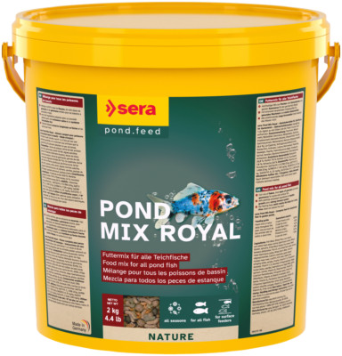 Sera Pond Mix Royal 10 Liter Eimer Futter Perlets Teichfutter Fischfutter Teich