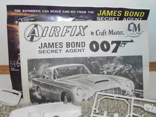 Pre-Owned Airfix By Craft Master  007 James Bond Aston-Martin DB-5    1966