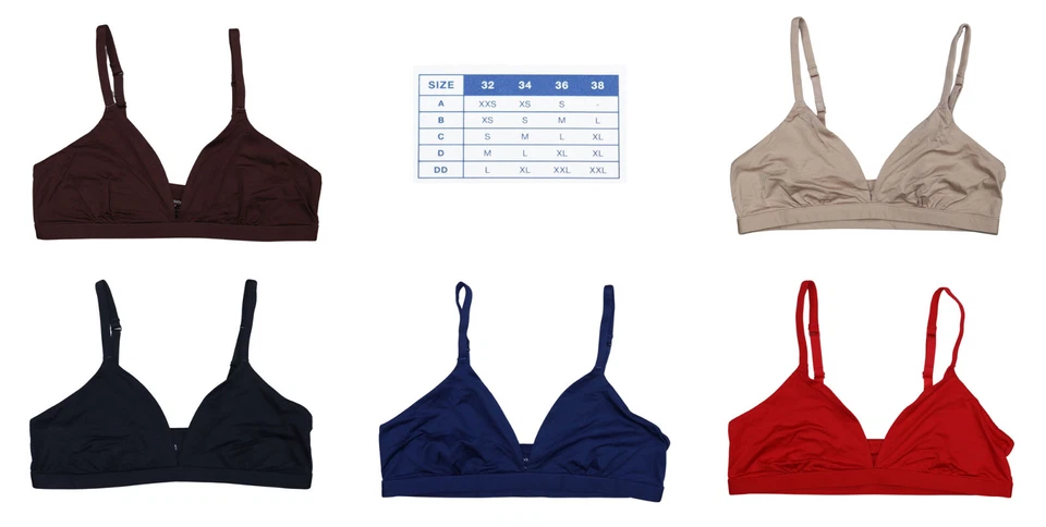 Gap Body Super Stretch Lightweight Ultra Soft Tagless Triangle Bralette NWT