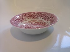 17th Century England Royal Tudor Ware Ironstone Schale Schüssel Rot Ø24 cm