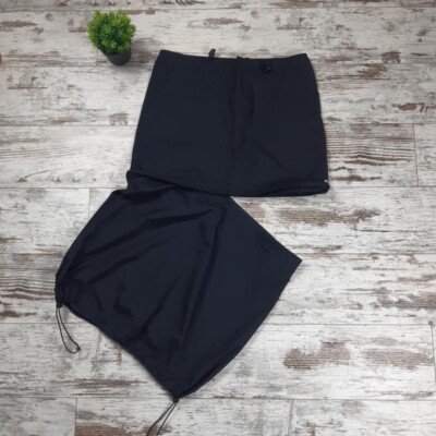 スカート 2000s NIKE ACG CONVERTIBLE SKIRT Nike ACG Long Vintage Skirt Women Black Convertible 2 in 1
