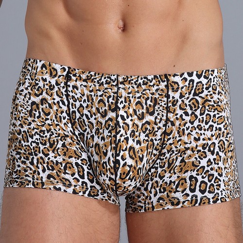 Herren Bedruckt Soft Seidenslips Sexy Low Rise Slips Hohe Qualität Boxershorts - Picture 12 of 12
