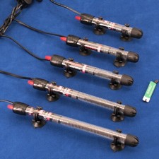 UK SUBMERSIBLE AQUARIUM ECO HEATER 25W 50W 100W 200W 300W FISH TANK THERMOSTAT