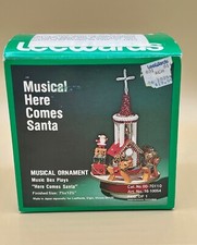 NEW Lee Wards Ornament Kit Musical Santa Holiday Christmas Ornament 
