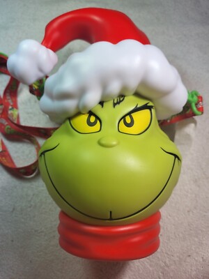 2022 Universal Studios Seuss The Grinch Popcorn Bucket