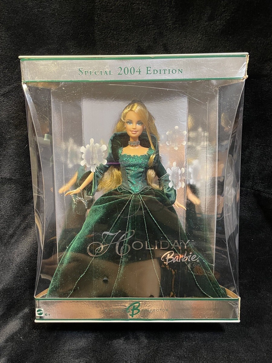 Mattel Barbie 2004 Special Edition Holiday Barbie Special Edition Holiday Barbie Doll 2004 Green Dress Mattel Barbie 2004 Special Edition Holiday Barbie Special Edition Holiday Barbie Doll 2004 Green Dress