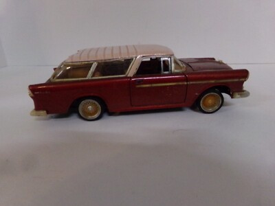 Arko Products 1955 Chevrolet Bel Air Nomad Maroon Die Cast 1:32