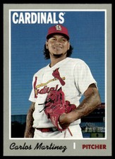 2019 Topps Heritage Carlos Martinez #482 Short Print SP St. Louis Cardinals