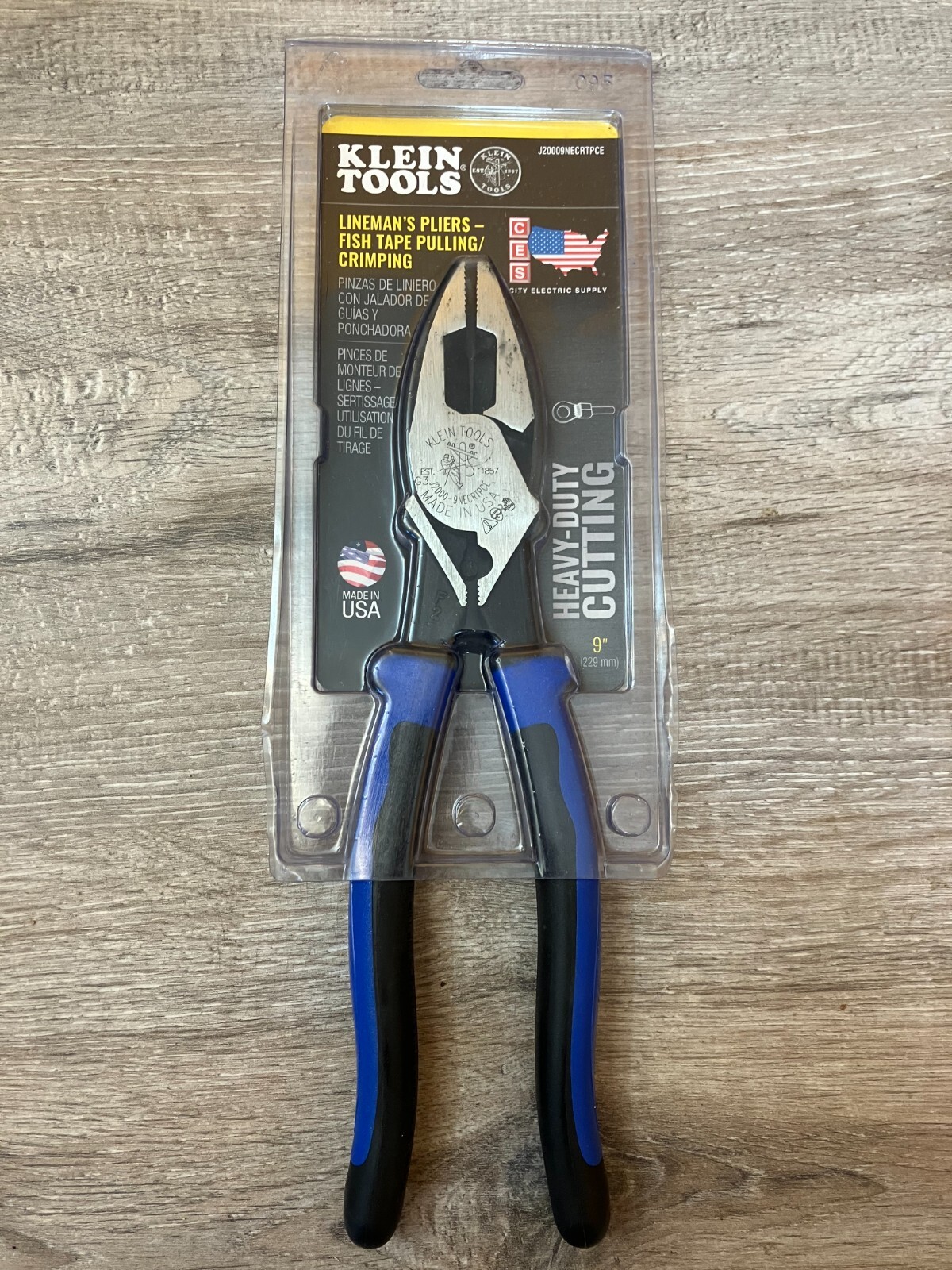 Limited Edition Klein Tools J20009NECRTPCE Side Cutter Linemans Pliers