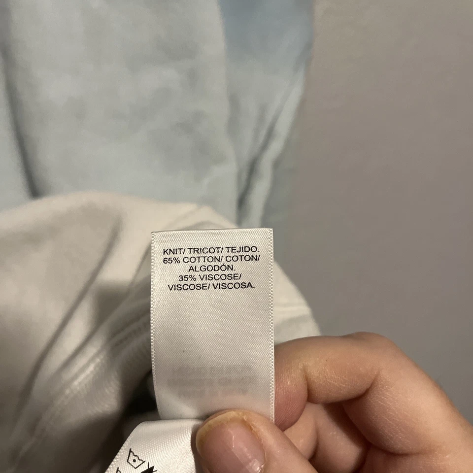 Lucky Brand Ombré Blue and White Sweatshirt Size Large - Image 4 of 4