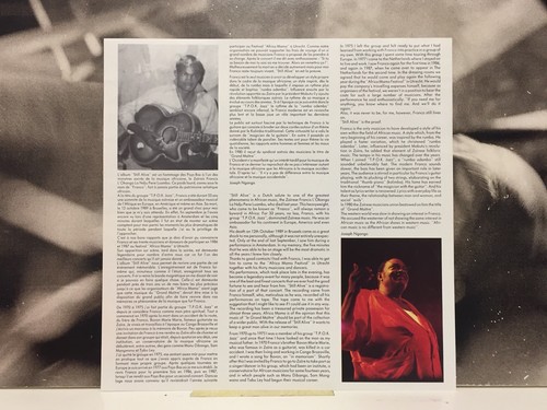 FRANCO - STILL ALIVE ( LIVE IN UTRECHT 1987 ) LP EX+/EX++ 1990 AUSTRIA KOCH INT. - Bild 4 von 4