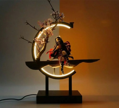 Anime Demon Slayer Kamado Nezuko Figure LED Light Model Boxed Gift In US Stock - Picture 3 of 7
