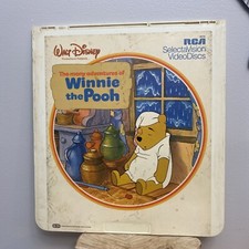 RCA SelectaVision VideoDiscs  Many Adventures Of Winnie The Pooh  Disney