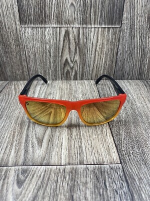 Knockaround Torrey Pines Red/Orange Rectangular Sunglasses Frames Only Scratches