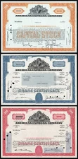 1963-1979 American Express Company - Lot of 3