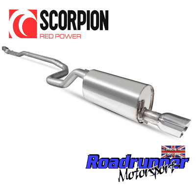 Scorpion Corsa E 1.0T Excite Auspuffanlage ab Kat nicht res polierte Spitze SVXS066