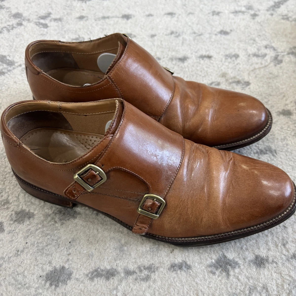 Cole haan monk strap british tan hotsell