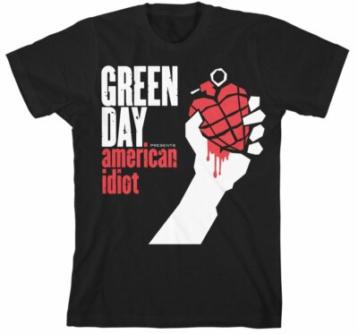 GREEN DAY American Idiot T SHIRT S-M-L-XL-2XL New Official Kings Road Merch