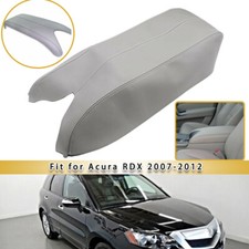 Console centrale in pelle grigia coperchio bracciolo casa pelle per 2007-12 Acura RDX
