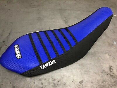Blue Ribs By Enjoy Mfg Yamaha Raptor 700 700r Seat Cover 2006 2019 Black Seats Co Parts Accessories - Yamaha Raptor 700r Seat Cover