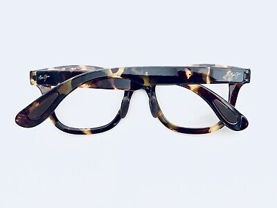 Maui Jim Brown Yellow Amber Tortoise Square Glasses Japan Maui Jim Brown Yellow Amber Tortoise Square Glasses Japan