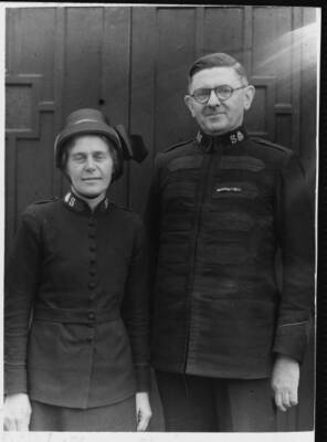 Albert Orsborne and Evelyn Berry Historic Old Photo