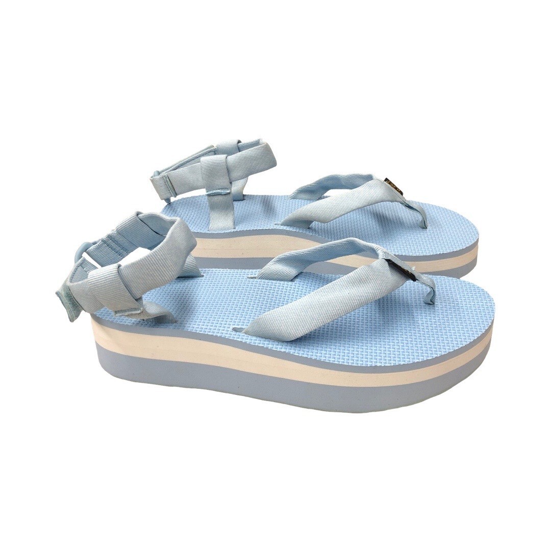 Teva White & Light Blue Sandals Teva Original Universal Women main image 4