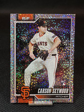 2026 Topps Series 1  CARSON SEYMOUR  RC  Confetti Foil  #112