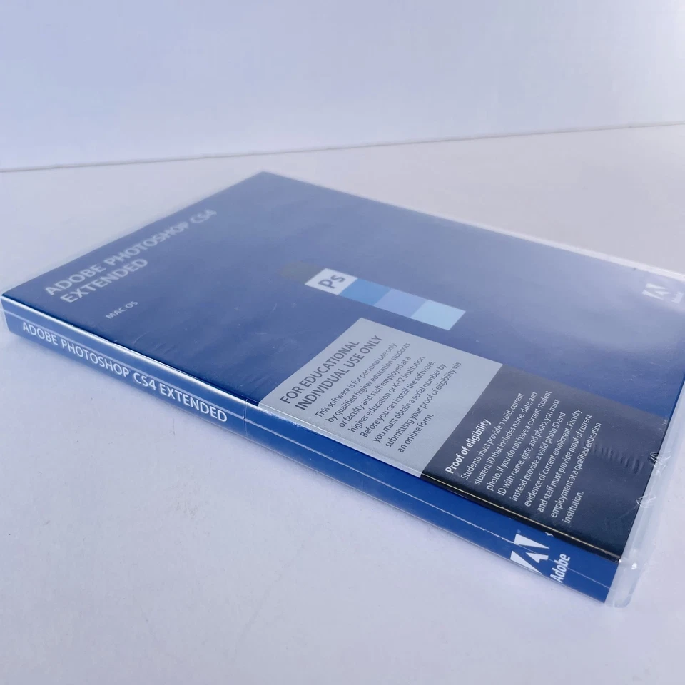 Adobe Photoshop CS4 Extended software for MAC OS w/serial number SEALED - Image 2 of 4