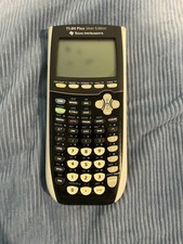 Texas Instruments TI-84 Plus Graphing Calculator - Silver No Cover Or Batteries