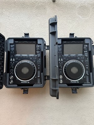 2 Two Pioneer CDJ-3000 BUNDLE with Odyssey Cases DJ Alpha Theta Player