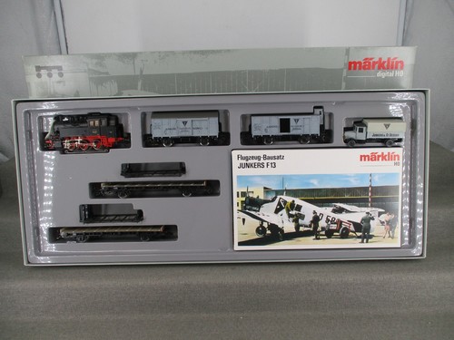 Märklin Spur H0 AC 2666 "Junkers Flugzeug-Transport-Zug" der DRG Ep II in OVP | Zustand: Gebraucht