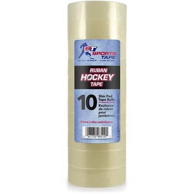 Ruban Hockey Tape, 24mm x 25m, Clear, (10-Pack)